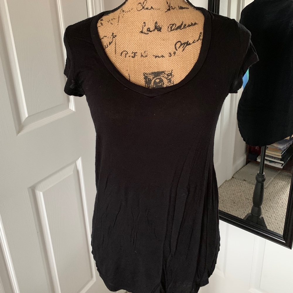Soft Flowy Black Shirt